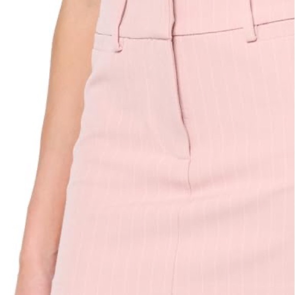 Astr Pink Ribbed Pencil Mini Skirt Cocktail - Picture 2 of 7